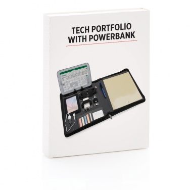 Logo trade promotional products picture of: Tech portfolio with powerbank