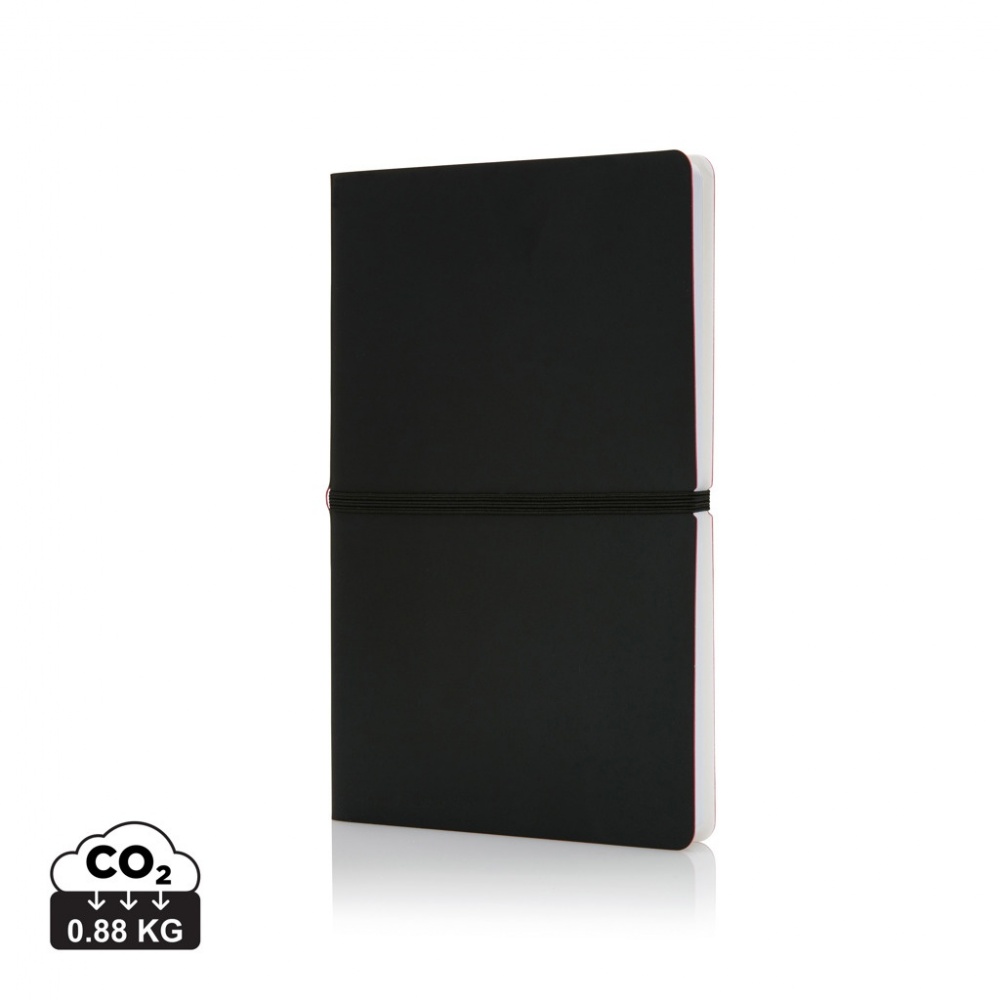 Logotrade advertising products photo of: Deluxe softcover A5 notebook