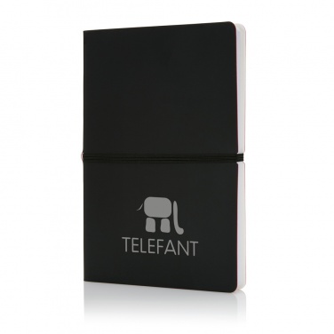 Logotrade promotional merchandise picture of: Deluxe softcover A5 notebook