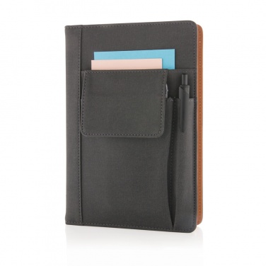 Logotrade promotional merchandise photo of: Notebook with phone pocket