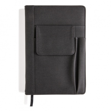 Logo trade promotional items picture of: Notebook with phone pocket