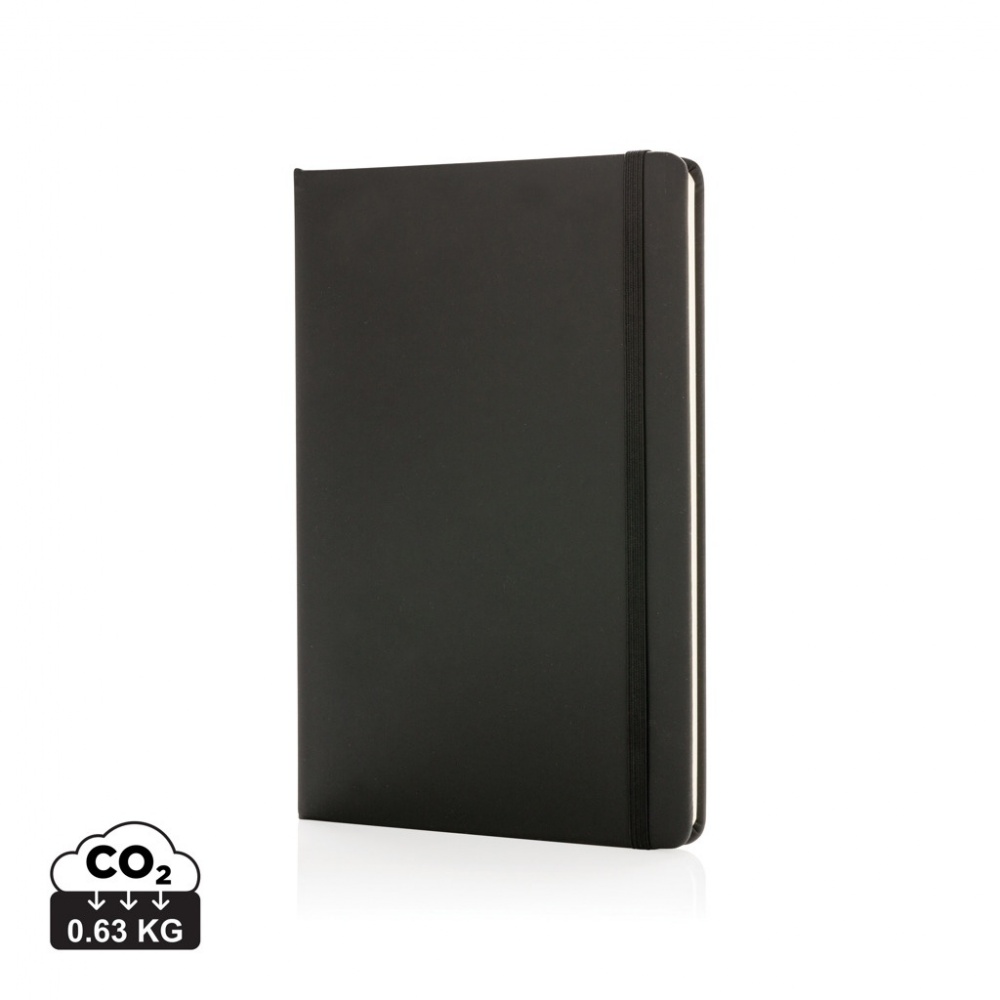 Logo trade business gifts image of: Standard hardcover PU notebook A5