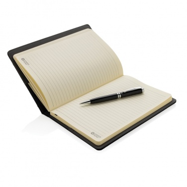 Logo trade promotional item photo of: Refillable notebook and pen set