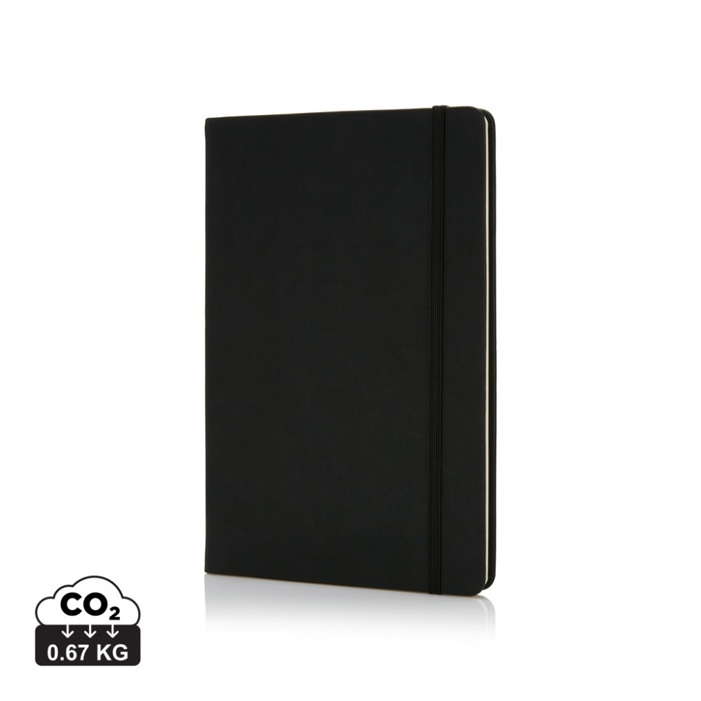 Logotrade promotional giveaway picture of: Deluxe hardcover PU A5 notebook