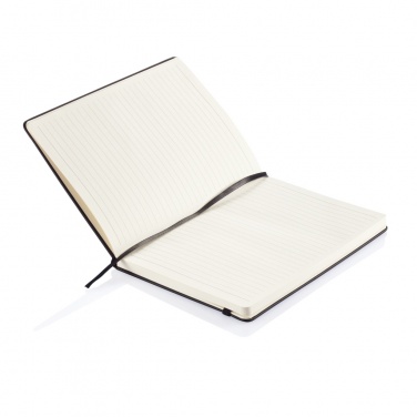 Logo trade promotional items image of: Deluxe hardcover PU A5 notebook