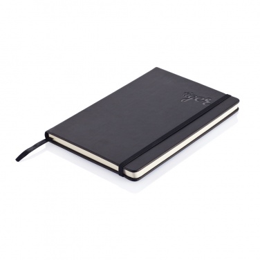 Logo trade promotional item photo of: Deluxe hardcover PU A5 notebook