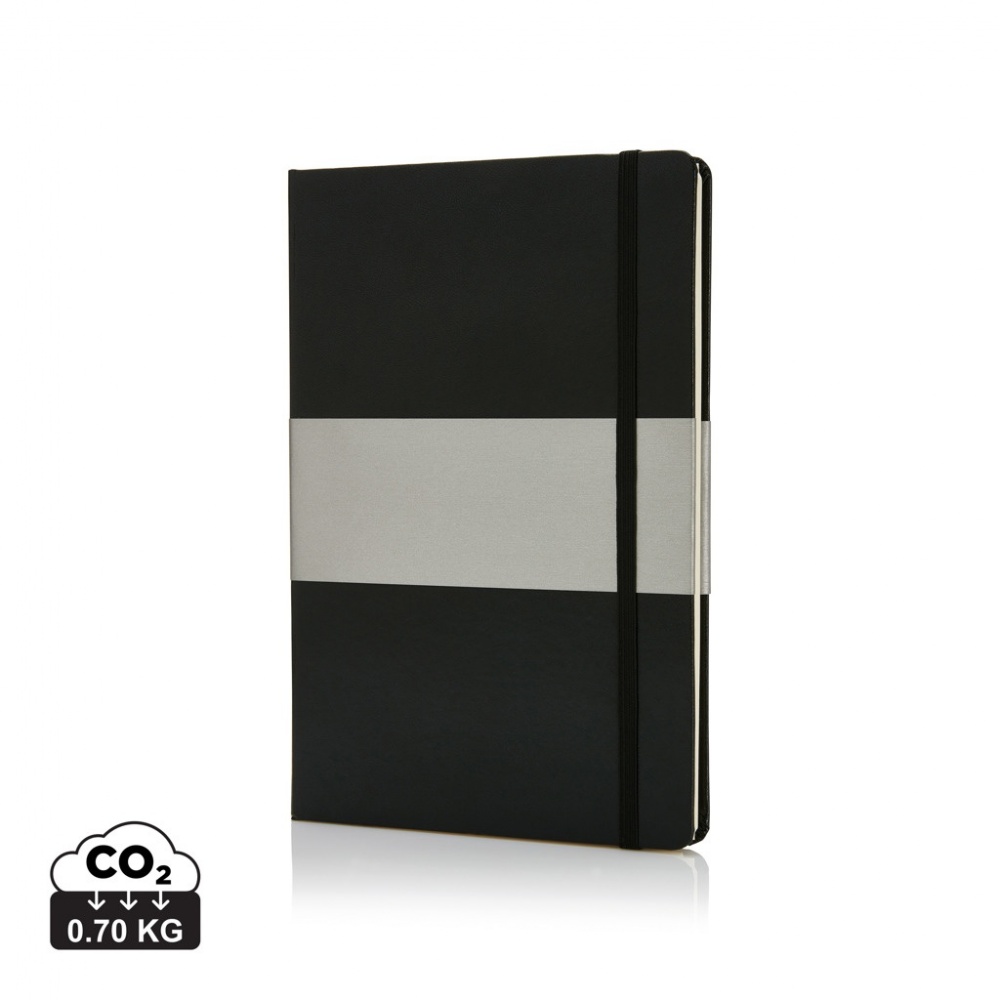 Logotrade advertising product image of: Deluxe hardcover A5 notebook
