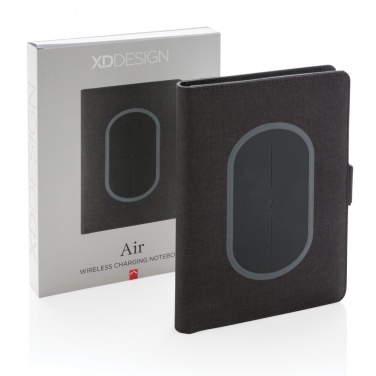 Logotrade promotional giveaways photo of: Air 5W wireless charging notebook cover A5