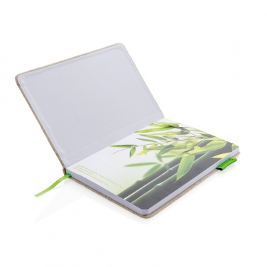 Logotrade promotional giveaways photo of: A5 jute notebook