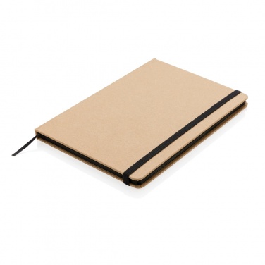 Logo trade corporate gifts image of: A5 kraft notebook