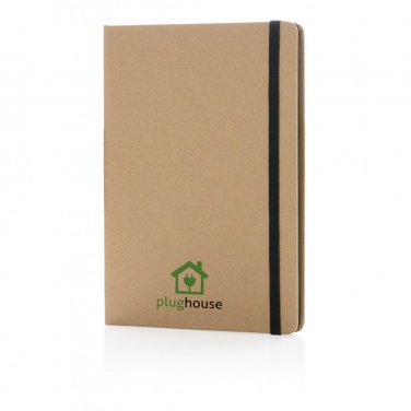 Logo trade business gift photo of: A5 kraft notebook
