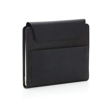 Logo trade promotional product photo of: Fiko wireless charging A5 portfolio with powerbank