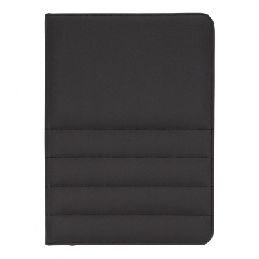 Logotrade promotional gift image of: Impact AWARE™ RPET A4 portfolio with zipper