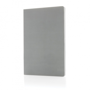 Logo trade promotional giveaways picture of: Impact softcover stone paper notebook A5