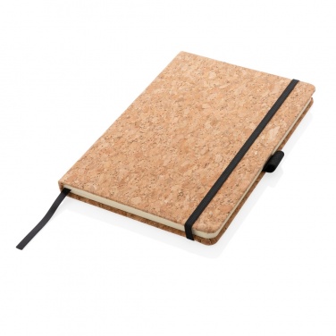 Logo trade promotional giveaway photo of: Cork hardcover notebook A5