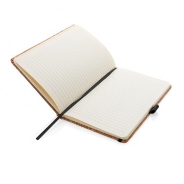 Logotrade promotional giveaway image of: Cork hardcover notebook A5