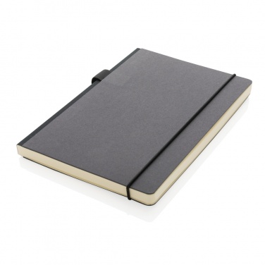 Logo trade promotional merchandise image of: A5 deluxe kraft hardcover notebook