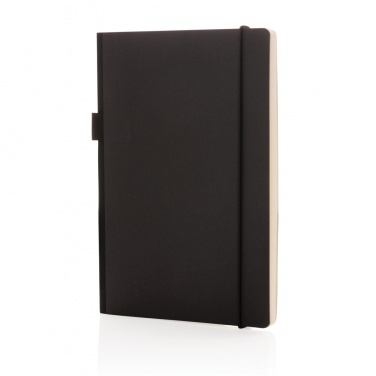 Logo trade advertising products picture of: A5 deluxe kraft hardcover notebook