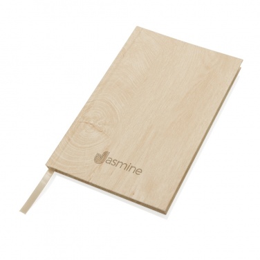 Logo trade promotional items picture of: Kavana wood print A5 notebook
