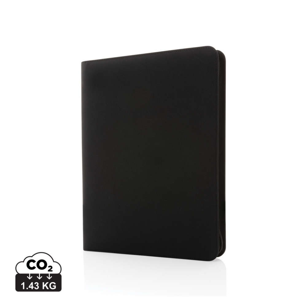 Logo trade promotional gifts picture of: Impact Aware™ deluxe 300D tech portfolio with zipper