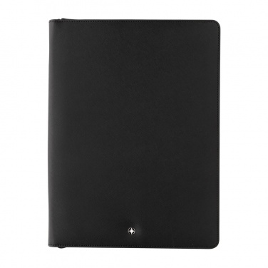 Logo trade promotional product photo of: Swiss Peak Heritage RCS rPU A4 portfolio with zipper