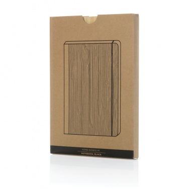 Logo trade promotional product photo of: Scribe bamboo A5 Notebook