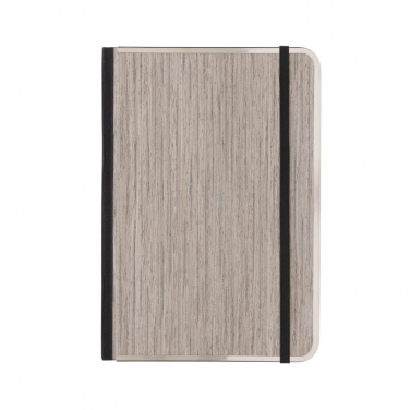 Logo trade promotional items picture of: Treeline A5 wooden cover deluxe notebook