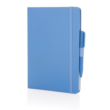 Logo trade promotional merchandise image of: Sam A5 RCS certified bonded leather classic notebook
