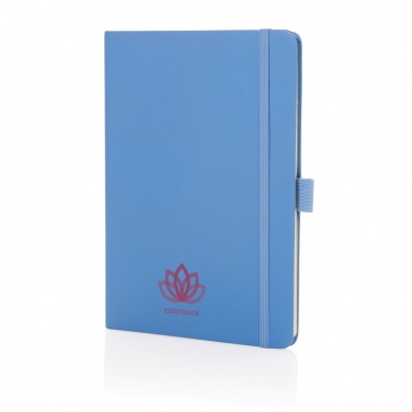 Logo trade promotional items image of: Sam A5 RCS certified bonded leather classic notebook