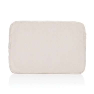 Logotrade promotional products photo of: Laluka AWARE™ recycled cotton 15.6 inch laptop sleeve