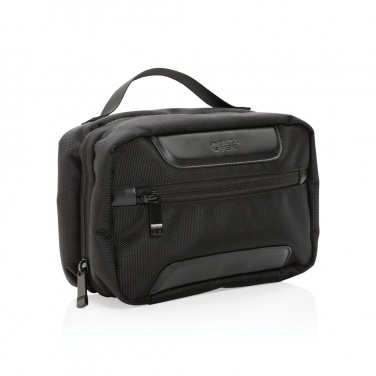 Logotrade promotional giveaway image of: Swiss Peak AWARE™ RPET Voyager toiletry bag
