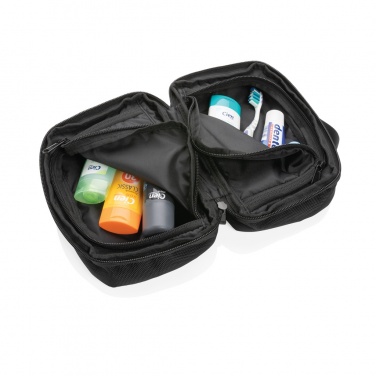 Logotrade advertising products photo of: Swiss Peak AWARE™ RPET Voyager toiletry bag