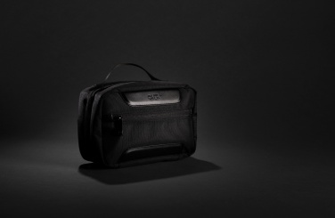 Logo trade promotional giveaway photo of: Swiss Peak AWARE™ RPET Voyager toiletry bag