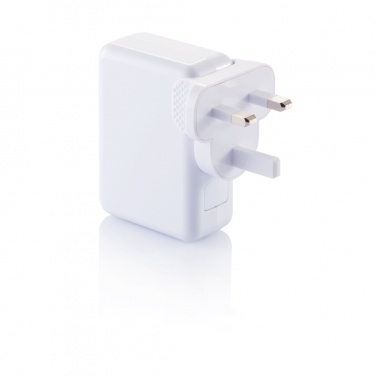 Logotrade promotional merchandise image of: Travel plug with 4 USB ports