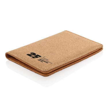 Logo trade promotional products picture of: Cork secure RFID passport cover