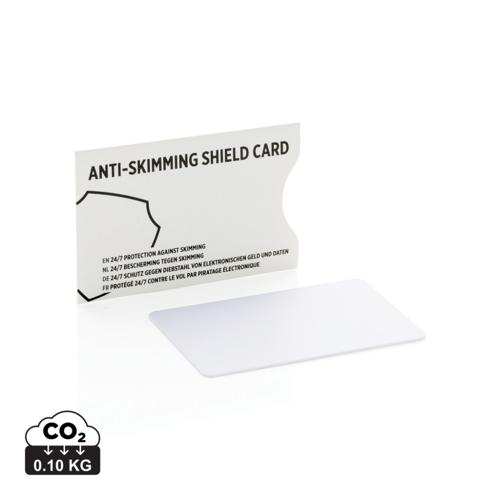 Logo trade promotional gift photo of: Anti-skimming RFID shield card with active jamming chip