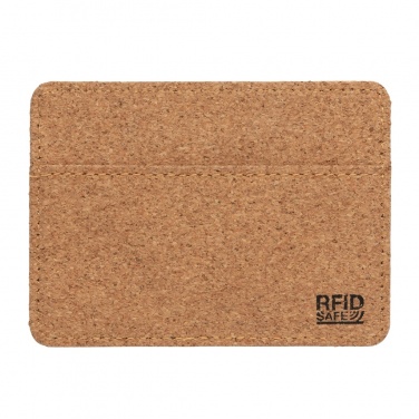 Logotrade corporate gift image of: Cork secure RFID slim wallet