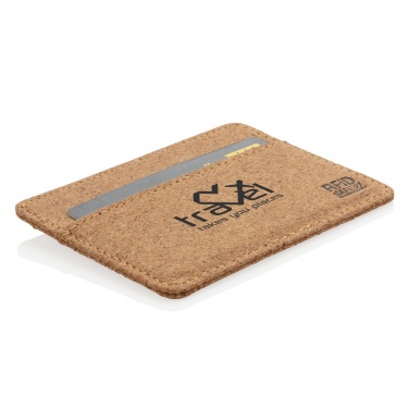 Logotrade promotional giveaways photo of: Cork secure RFID slim wallet
