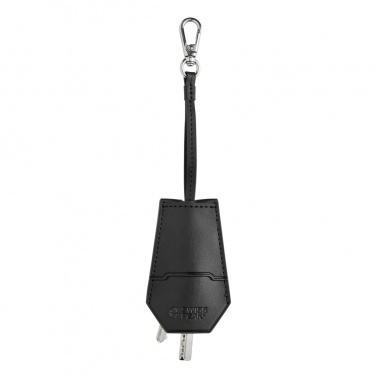 Logotrade promotional item image of: SP Tula RCS certified recycled PU key holder and pen set