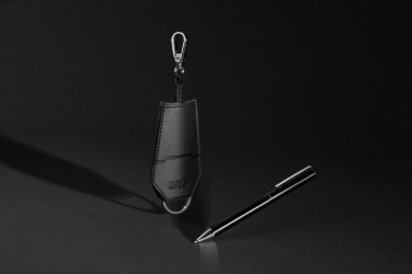 Logotrade corporate gift picture of: SP Tula RCS certified recycled PU key holder and pen set