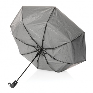 Logo trade business gifts image of: 21" Impact AWARE™ RPET 190T Pongee dual colour mini umbrella