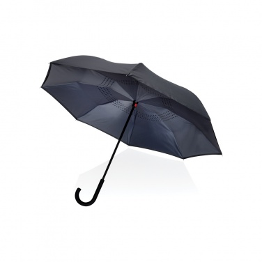 Logotrade promotional product picture of: 23" Impact AWARE™ RPET 190T reversible umbrella