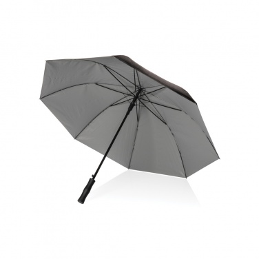 Logotrade promotional gift image of: 27" Impact AWARE™ RPET 190T dual colour auto open umbrella