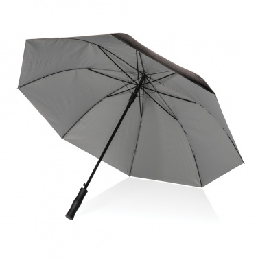 Logo trade promotional items image of: 27" Impact AWARE™ RPET 190T dual colour auto open umbrella