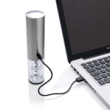 Logo trade business gifts image of: Electric wine opener - USB rechargeable