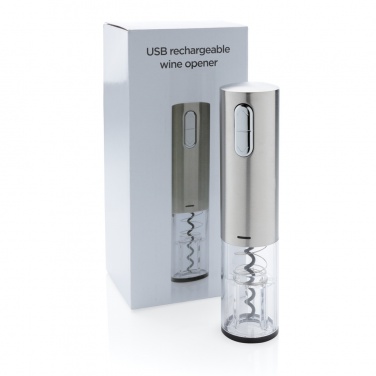 Logo trade promotional giveaways picture of: Electric wine opener - USB rechargeable