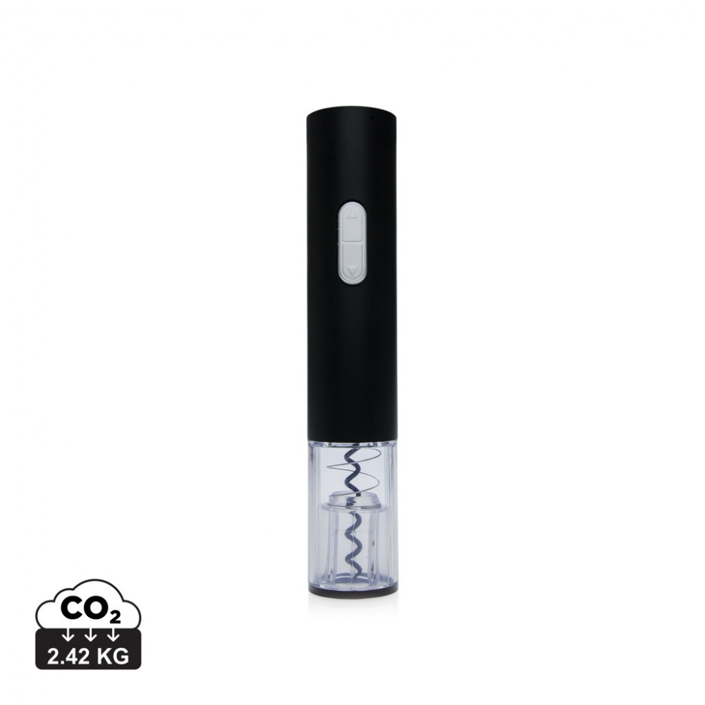 Logo trade promotional merchandise image of: Electric wine opener - battery operated