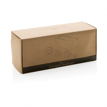 Logo trade promotional products picture of: 3 pcs brain teaser set