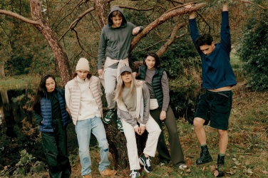 Logo trade promotional merchandise photo of: Iqoniq Meru women recycled polyester bodywarmer