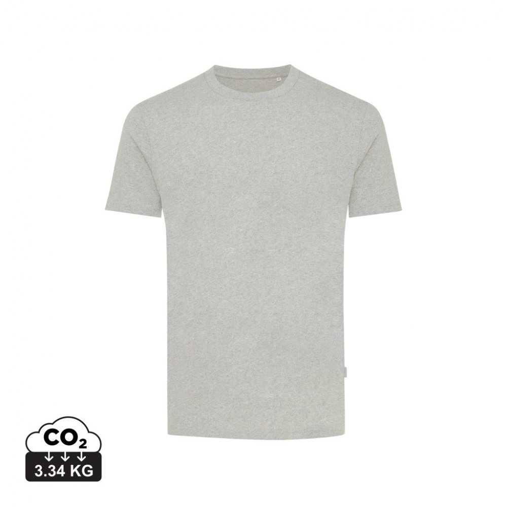Logo trade advertising products image of: Iqoniq Manuel recycled cotton t-shirt undyed
